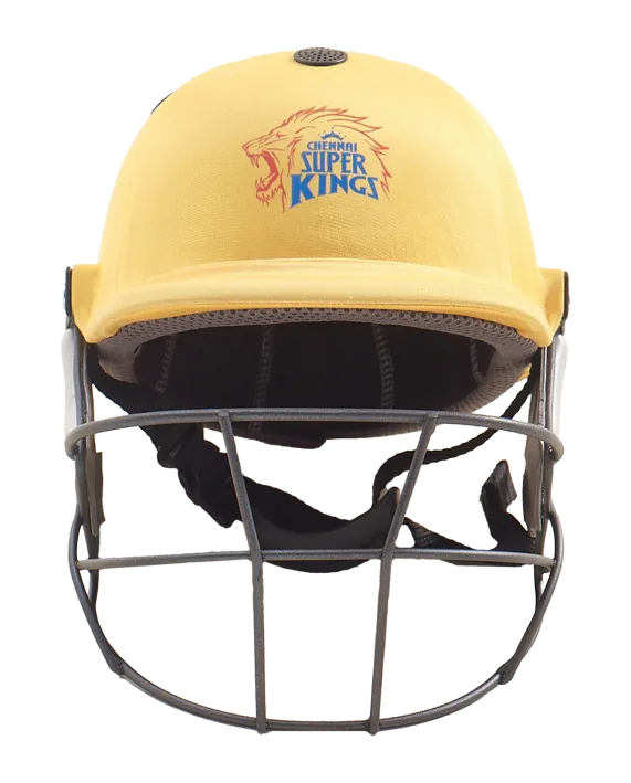 Cricket helmet with grille